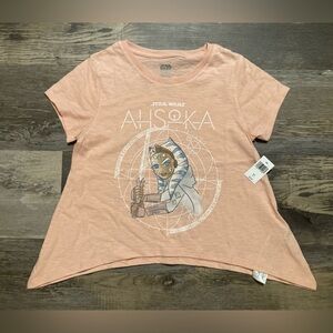 Pink Star Wars Ashoka kids Tee Shirt